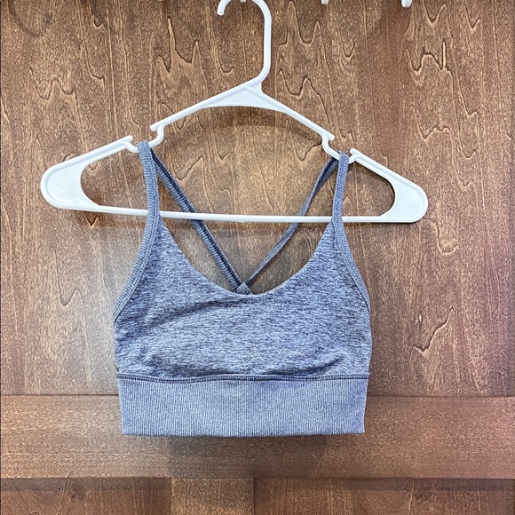 aerie Other - Aerie Heathered Blue Sports Bra